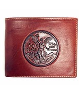 Western Genuine Leather 50 PESOS Plain Mens Bifold Short Wallet in 2 Color - $33.22 CAD