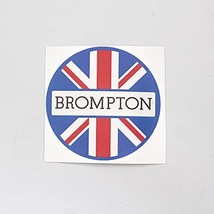 London Craftwork Vinyl Sticker BROMPTON folding bike 7x7cm Decal Union J... - $16.14