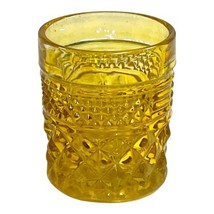 YELLOW Wexford Anchor Hocking Whisky Shot Glass Toothpick Holder RARE 2.... - £24.28 GBP