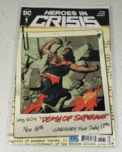 Heroes in Crisis #1 Ryan Soon Variant 1st Print Superman Justice League ... - £6.13 GBP