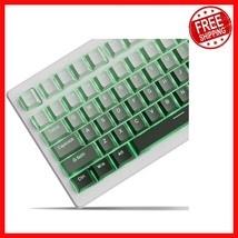Shine Through Gradient Green Keycap Set - 134 PBT Keycaps for Optimal Ga... - $462.00 MXN