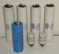 5- Vintage Sprague &amp; Sangamd Electrolytic Capacitors ~ New ~ Untested - £26.67 GBP