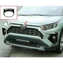 Bright Black Front Grille Logo Emblem Badge Frame Trim for Toyota RAV4 2019-2024 - £25.15 GBP