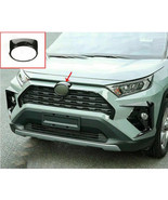 Bright Black Front Grille Logo Emblem Badge Frame Trim for Toyota RAV4 2... - $32.54