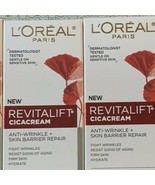 Lot of 2 L&#39;Oreal Revitalift Cicacream Anti-Wrinkle Skin Barrier 1.7 fl o... - £21.73 GBP