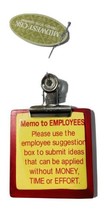 Midwest-CBK Funny Clipboard Memo to Employees OfficeTree Christmas Ornament  - £5.55 GBP