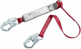 3M Protecta PRO 1341004, 4&#39; Shock Absorbing Lanyard with Snap Hooks.310 ... - $25.33