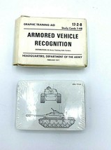 US Army USA Armored Vehicle Recognition Cards 17-2-8 1977 - $14.65