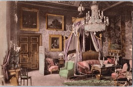 Windsor Castle The State Bedroom England Postcard - £5.52 GBP