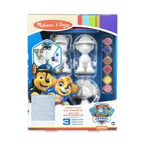 Melissa &amp; Doug PAW Patrol Craft Kit - 3 Decorate Your Own Pup Figurines - Painti - £13.35 GBP