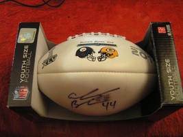 NFL Authentic Wilson Youth Football Signed By Ahmad Bradshaw (Giants &amp; Colts) - £23.70 GBP