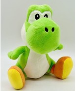 Super Mario Brothers Green Yoshi Plush Stuffed Animal 7&quot; Toy Nintendo Wo... - £14.85 GBP