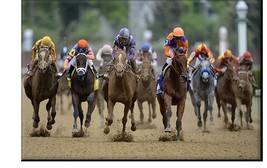 Kentucky Derby Wall Art Kentucky Canvas Art Horse Racing Print Kentucky Gift Liv - £39.16 GBP