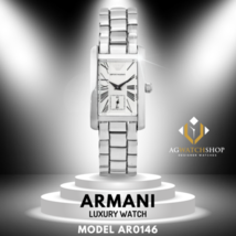 Emporio Armani Classic Edelstahl-Armbanduhr für Damen AR0146 - £104.89 GBP