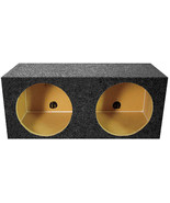 EMPTY WOOFER BOX (2)12&quot; QPOWER SQUARE STYLE; *MSPQ12E* - $136.56 CAD