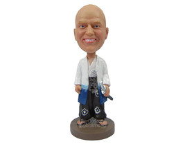 Custom Bobblehead Male Martial Artist Ready For Some Butt Kicking Bruce ... - £70.52 GBP