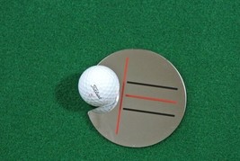 Golf Target Mirror. Single Putting Mirror, Practice Training Aid. - £15.82 GBP