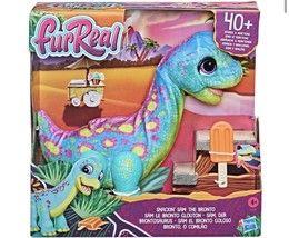 FurReal Snackin Sam the Bronto Plush Dinosaur 40+ Sounds and Motions Toy-SALE - £54.45 GBP