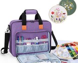 Embroidery Project Bag, Embroidery Kits Storage Bag (Bag Only), Purple - £43.45 GBP