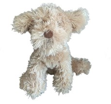 Gund Designer Tan Pup Nayla 320158 10 Inches long Fluffy Long Haired Vin... - $14.63