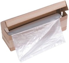 Shredder Bags Hsm 2117, Clear, 58 Gallon Capacity, 21 X 17 X 44 Inches. - £100.89 GBP