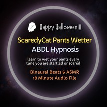 HypnoCat Halloween ScaredyCat Pants Wetter ABDL Diaper Hypnosis - £7.89 GBP