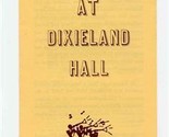 A Night at Dixieland Hall Brochure Rue Bourbon New Orleans Louisiana 1950&#39;s - $27.72