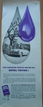 Royal Triton Union Oil Company Purple Motor Oil Advertisement Print Ad A... - £6.26 GBP