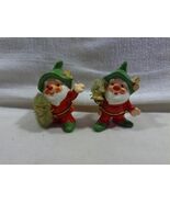 Vintage Napco Japan Ceramic Christmas Elf Gnome Figurines Set of 2 - €22,29 EUR Vintage Napco Japan Ceramic Christmas Elf Gnome Figurines Set of 2 - €22,29 EUR