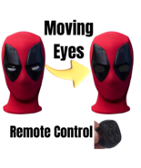 New Deadpool Mask Moving Eyes Remote Control Blink Eyes Cosplay Full Helmet 2024 - $74.79