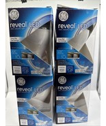 (4) GE 65w/10w 650 Lumens reveal LED  Indoor Floodlight Dimmable Light Bulb - €16,94 EUR