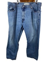 Levis Relaxed 559 Straight Jeans Size 42x30 Mens Y2K Bootcut Light / Medium Wash - £29.21 GBP