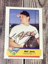 1994 Fleer ProCards Minor League Matt Jarvis #2608 Rookie RC Signed Autograph - $3.99