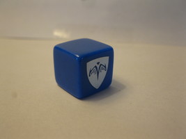 2004 HeroScape Rise of the Valkyrie Board Game Piece: Blue Shield Dice - $1.25