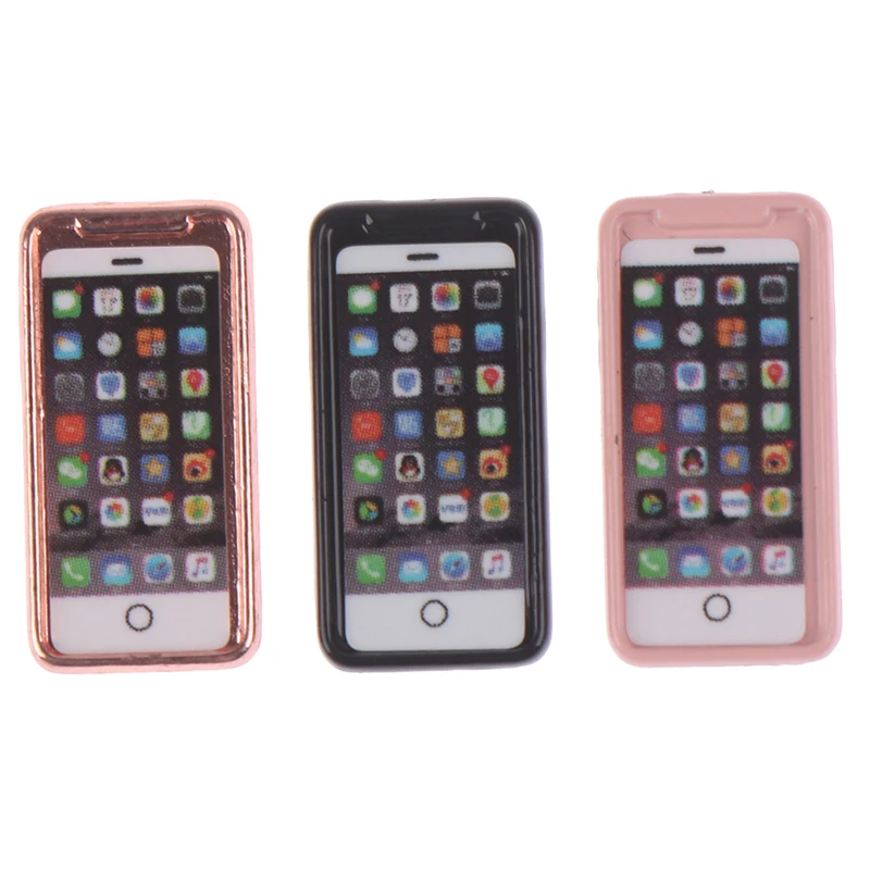 1pcs Mini Resin Mobile Phone Model Simulated Mobile Phone Toy For Doll House - £8.40 GBP+