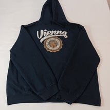 B&C Collection VIENNA Men's 2XL Blue Cotton Blend Hoodie Pullover Sweatshirt image 10