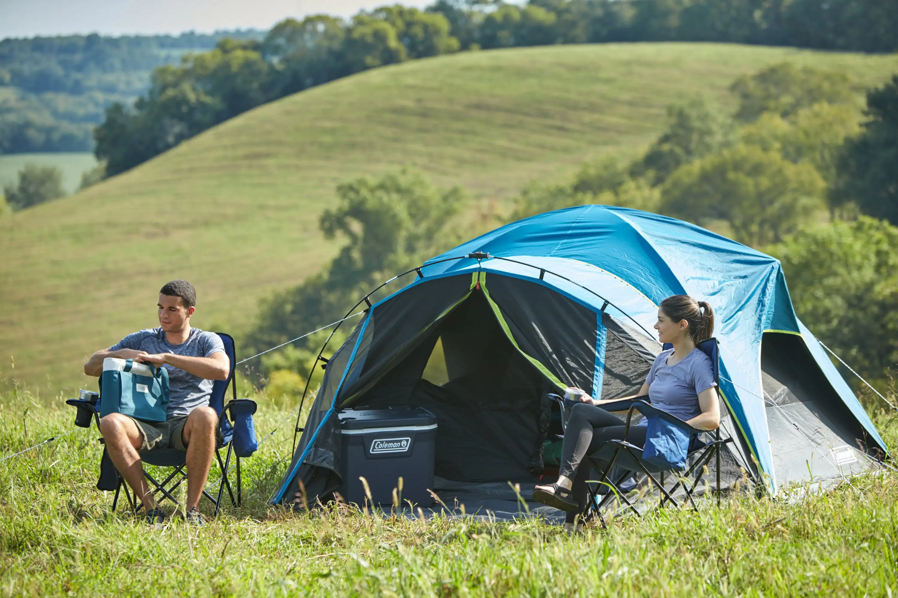 Carlsbad 4-Person Dark Room Dome Tent - £136.70 GBP