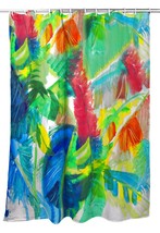 Betsy Drake Abstract Palms Shower Curtain - £76.98 GBP