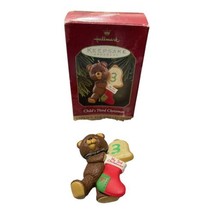 Hallmark Keepsake Christmas Ornament 1997 Child’s Third Christmas Teddy Bear - £7.26 GBP