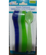 Baby Infant Plastic Spoons BPA Free Feeding Toddler 1ea 12pk--Brand New-... - $7.80