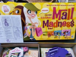 Electronic Talking Mall Madness Board Game 2004 Hasbro Complete  - $69.78