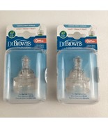 Dr. Brown&#39;s Natural Flow Silicone Nipples For Narrow Baby Bottles 0M+ BP... - $20.29 CAD