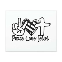  Peace Love Jesus Galatians 5:22 Christian Wall Art Print Ready  - £45.41 GBP+