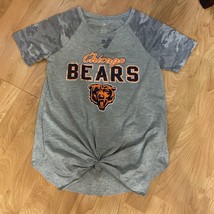 Chicago Bears Juniors Teen Womens Front Tie Knot T-shirt Shirt (S) Jersey 3/5 - £7.91 GBP
