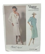 Vogue American Designer Sewing Pattern Albert Nipon Size 12 Misses&#39; Dres... - $21.94 CAD