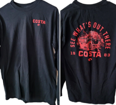 Costa Tech Med Angler Swordfish Performance Fishing Sun Shirt Long Sleev... - $15.51