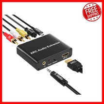 Versatile HDMI Audio Extractor with 5.1 Channel Support &amp; Plug and Play ... - $34.91