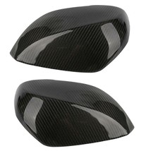 2Pcs Real Carbon Fiber Side View Mirror Cover Caps For 2014-2022 INFINIT... - £64.34 GBP