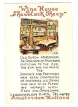 The Black Sheep on the Garret Postcard Amsterdam Holland Wine House - £8.88 GBP