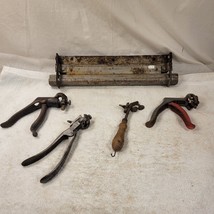 Vintage Saw Blade Sharpening Clamp And Sets ~ Stanley -  Triumph Pat Oct 1905 - $48.99